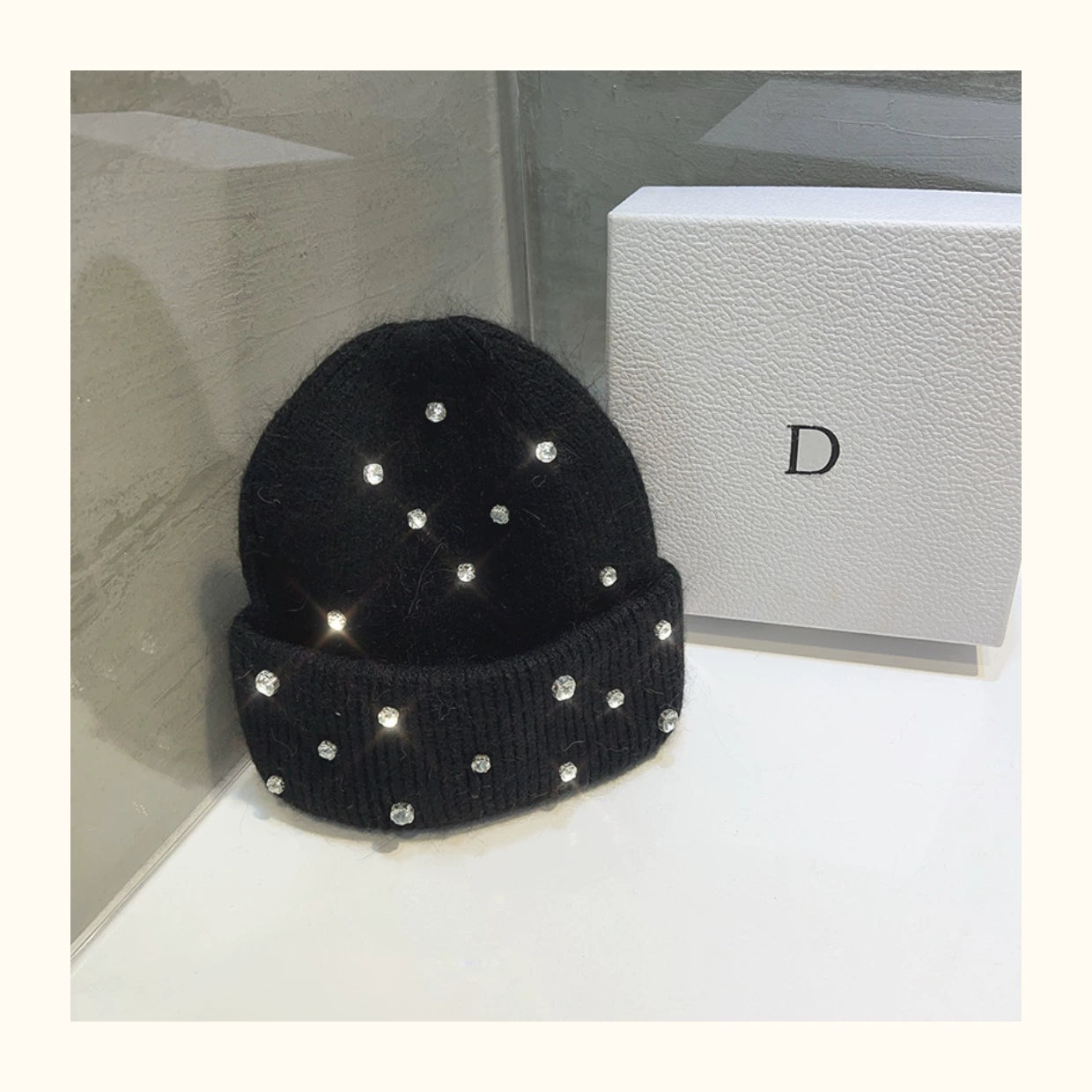 Rhinestone Beanie