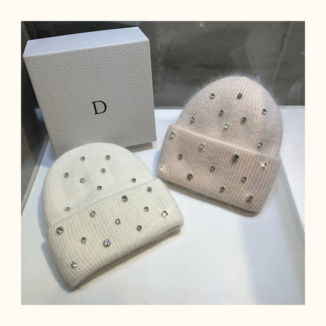 Rhinestone Beanie