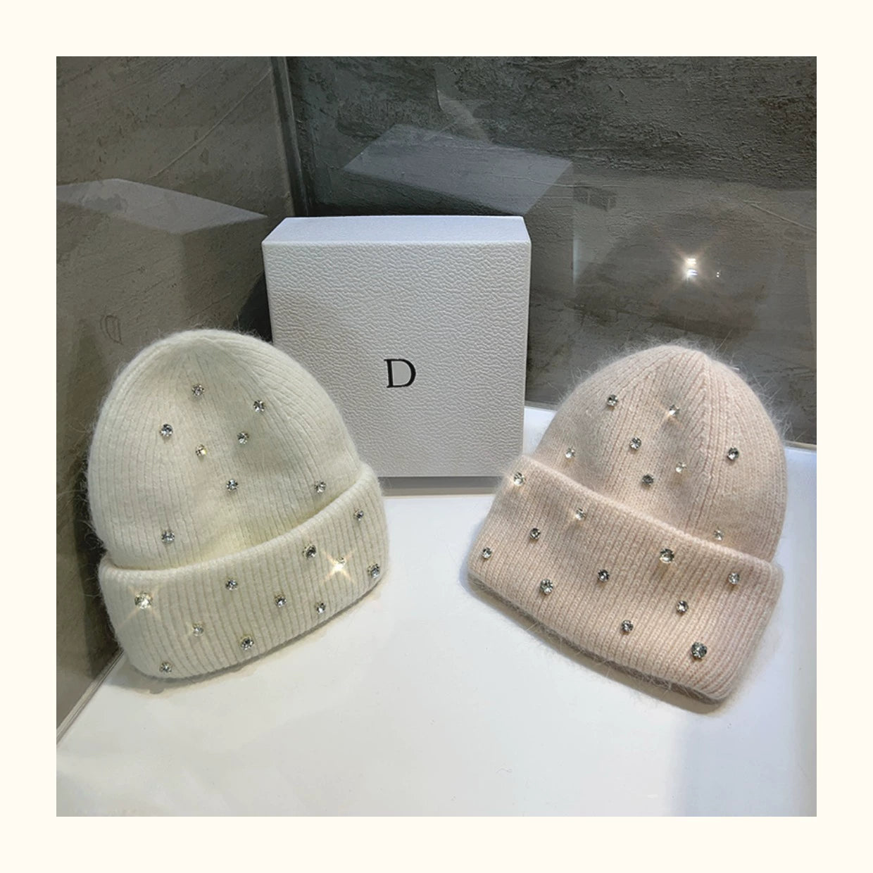 Rhinestone Beanie