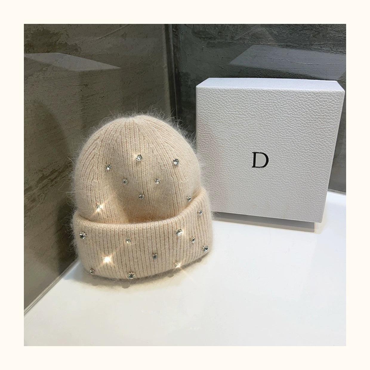 Rhinestone Beanie