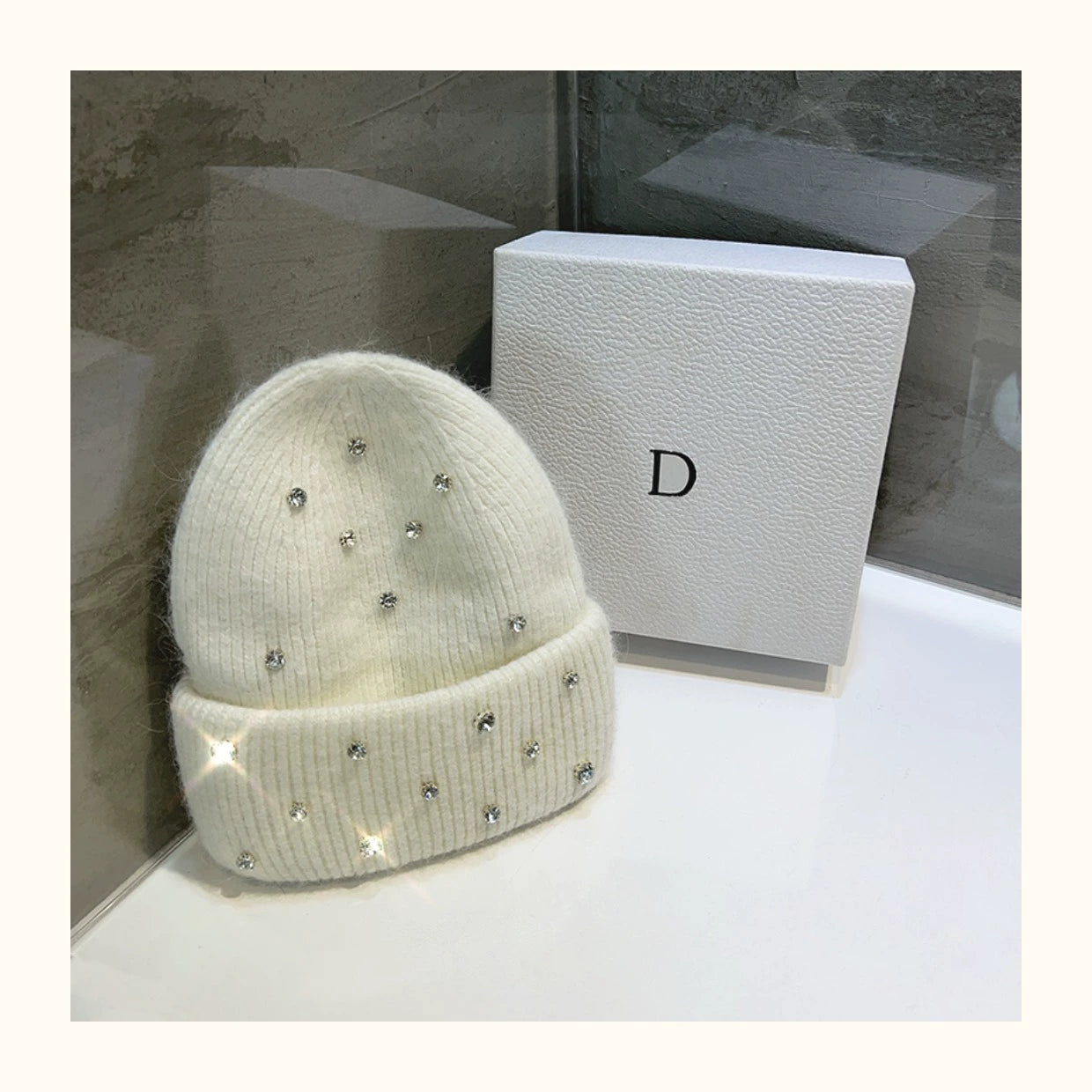 Rhinestone Beanie