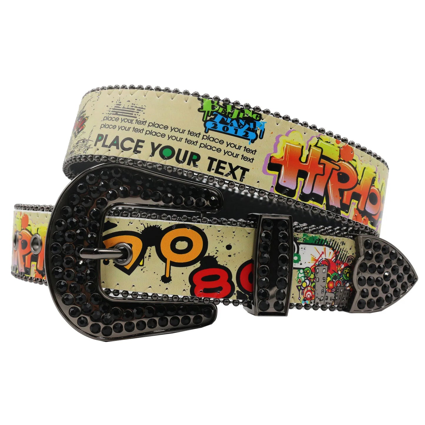 Graffiti Rhinestone BBelt