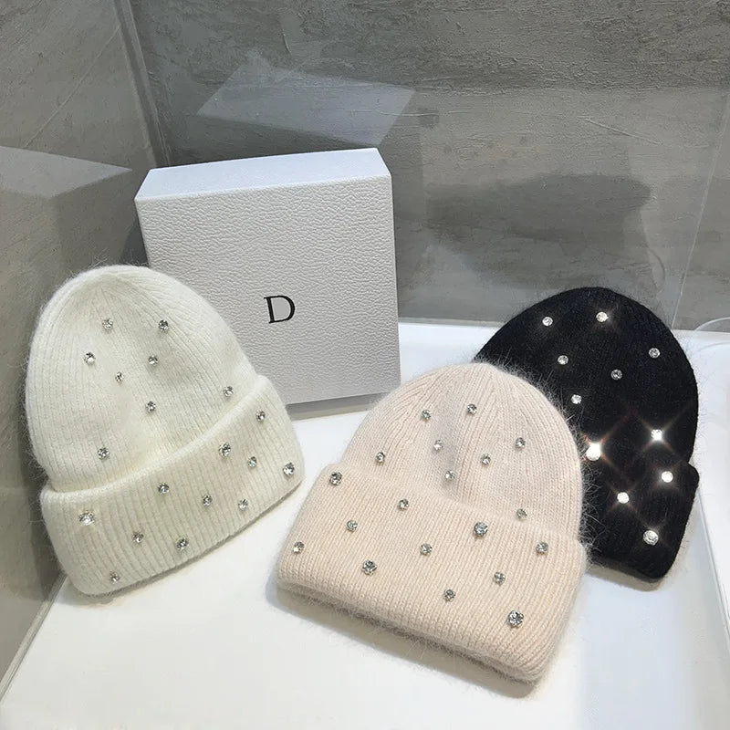 Rhinestone Beanie