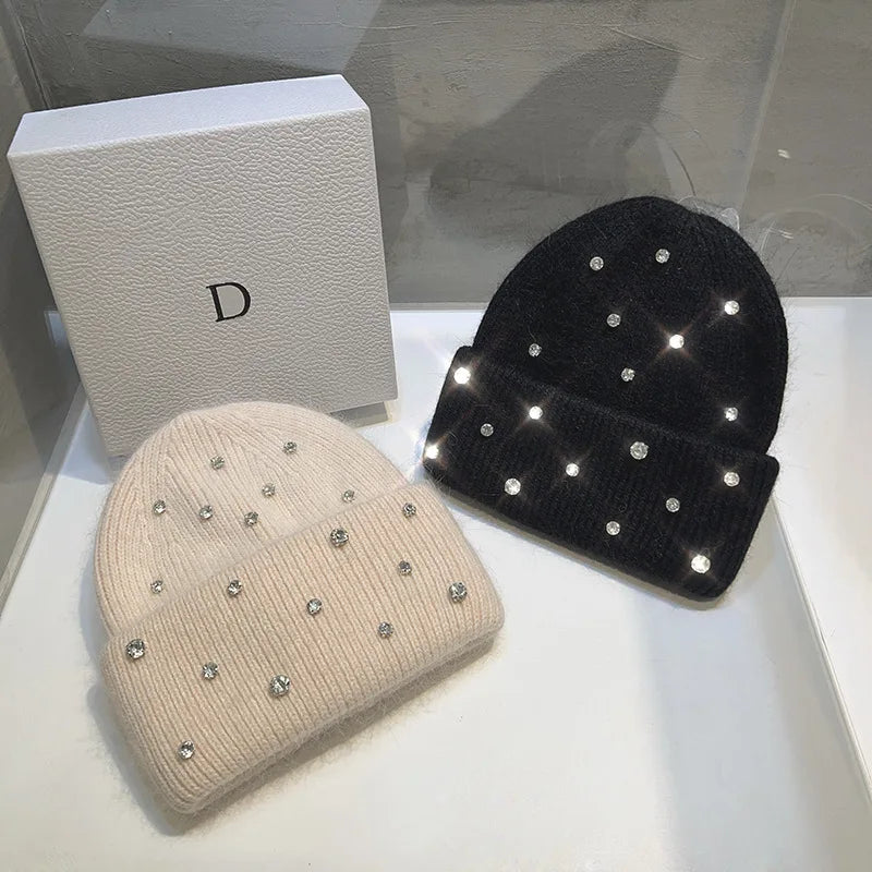 Rhinestone Beanie