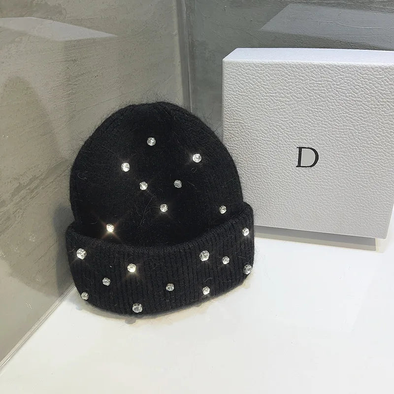 Rhinestone Beanie