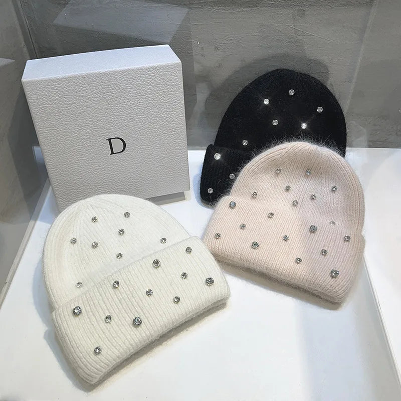 Rhinestone Beanie