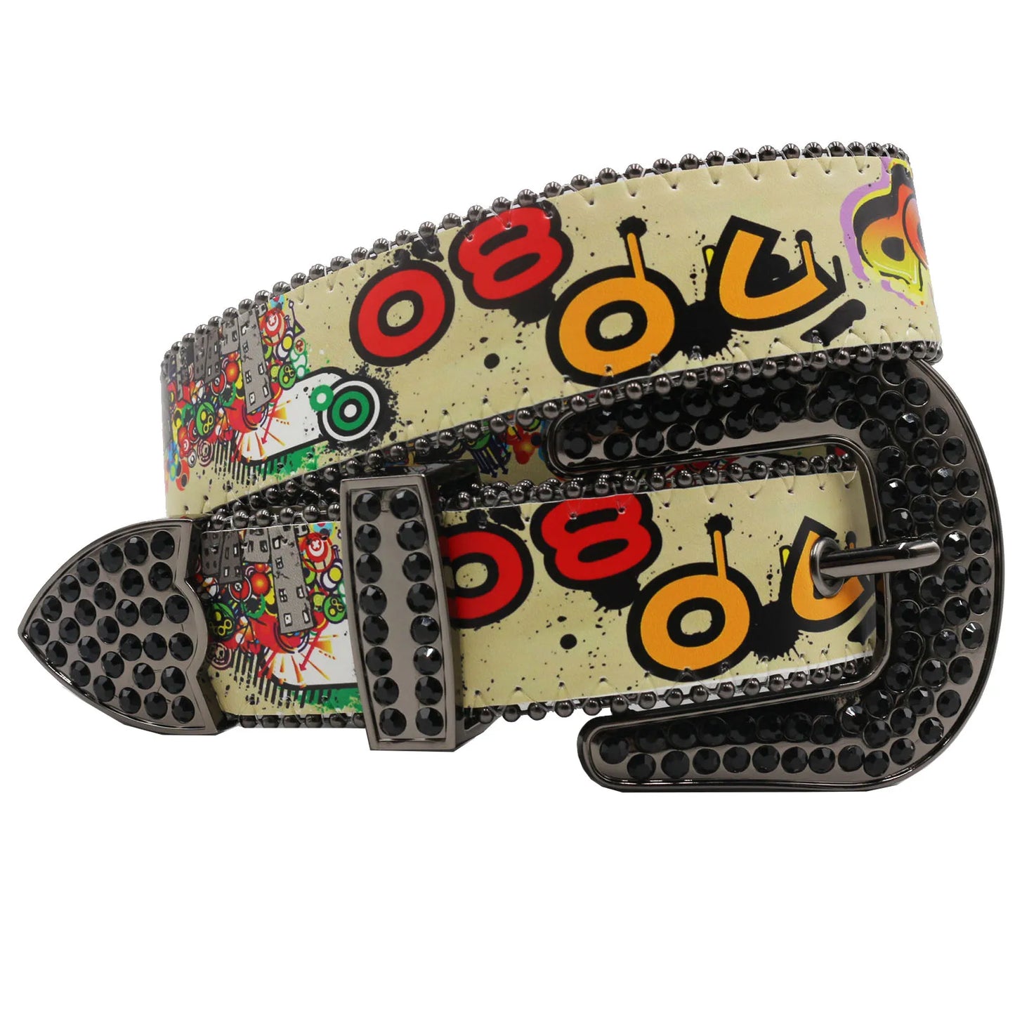 Graffiti Rhinestone BBelt