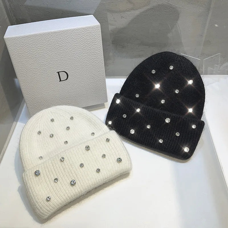 Rhinestone Beanie