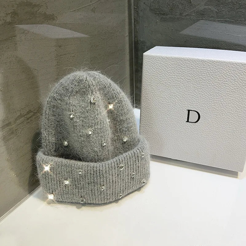 Rhinestone Beanie