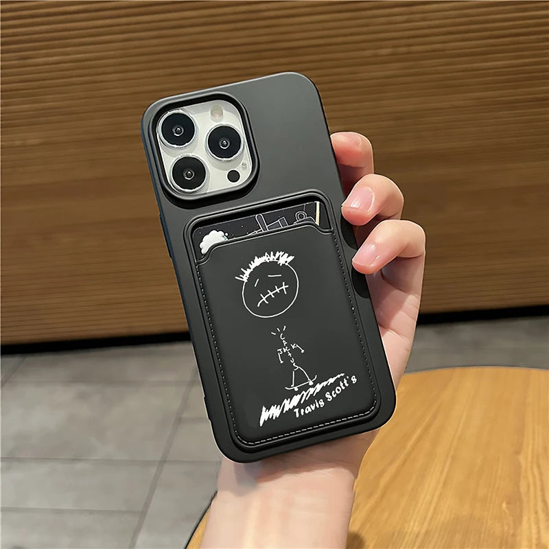 Wallet card phone case