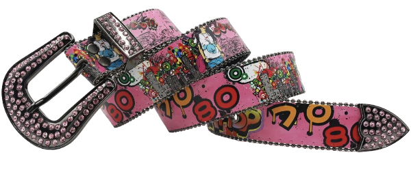 Graffiti Rhinestone BBelt