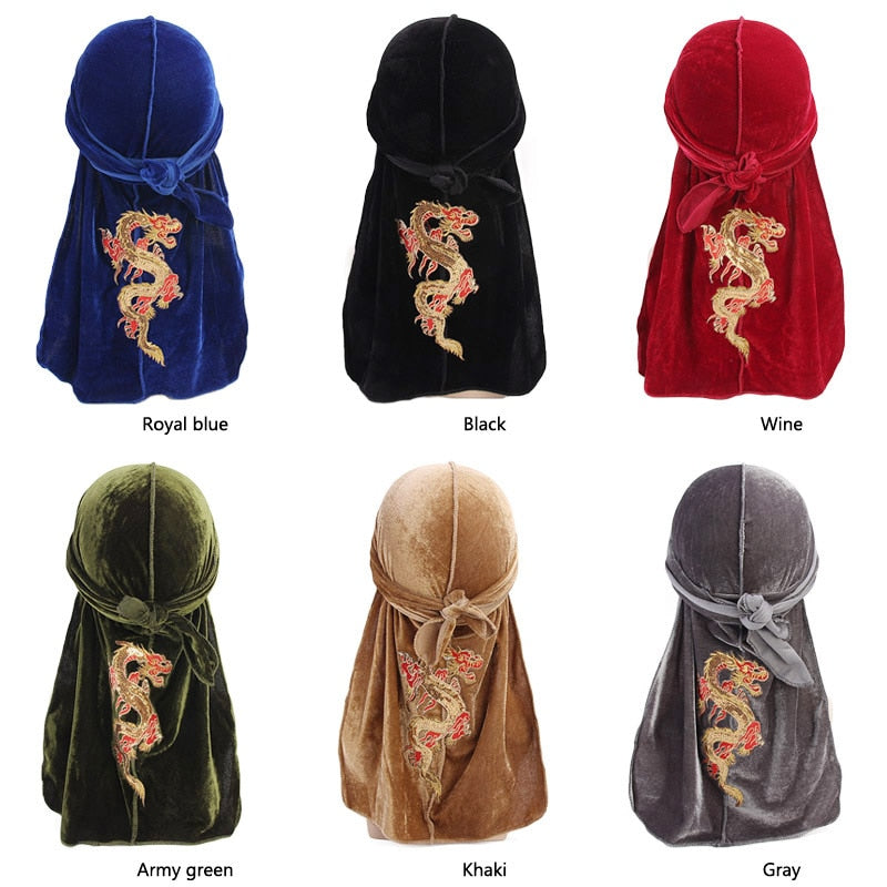 Dragon velvet Durag
