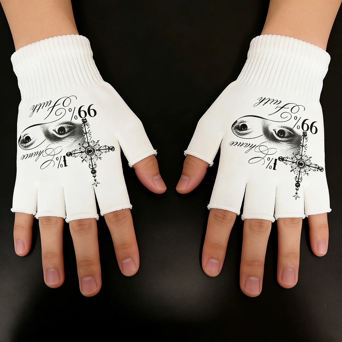 Eye Graphic gloves