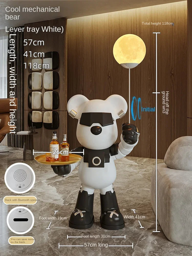 Lightsaber Bear Statue Bluetooth