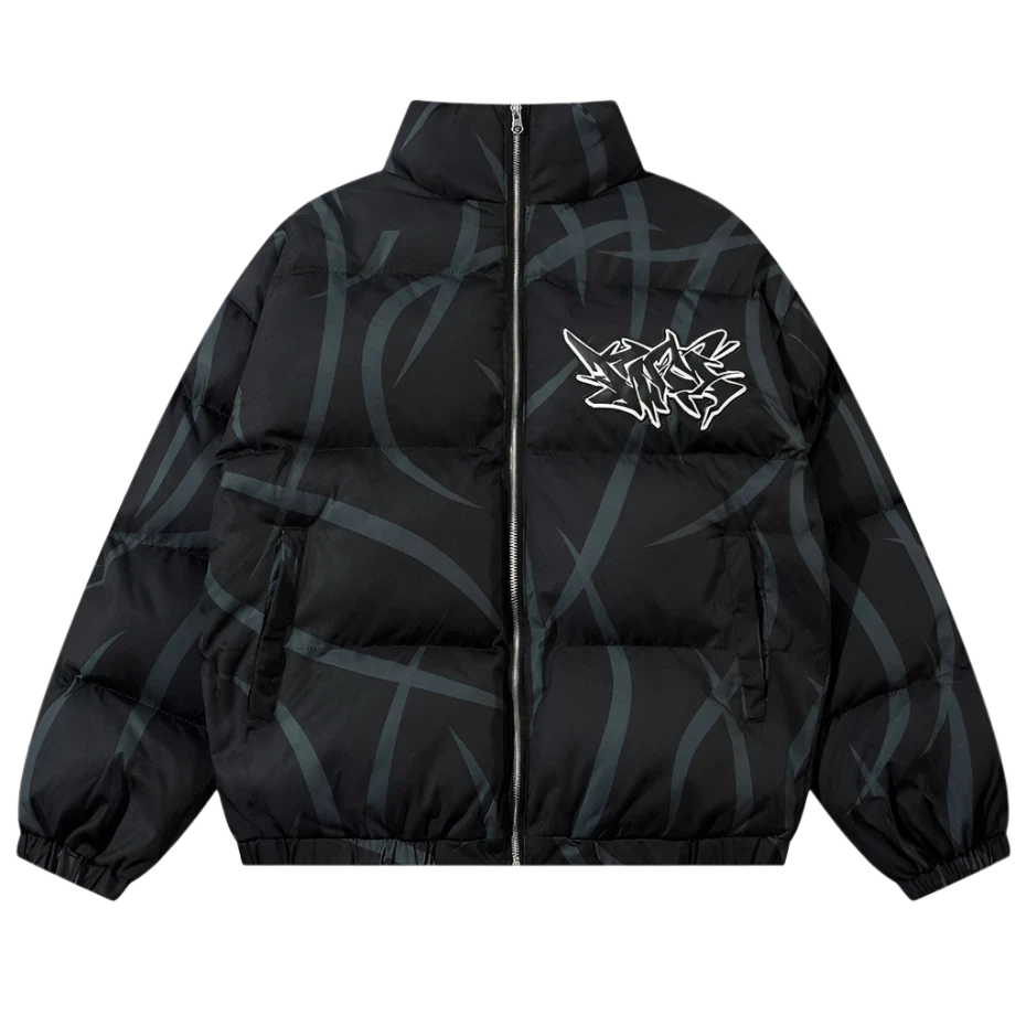 Graffiti Puffer Jacket