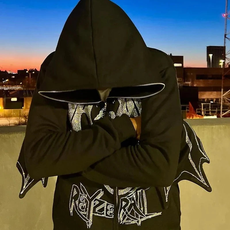 Meteor Rhinestone Hoodie