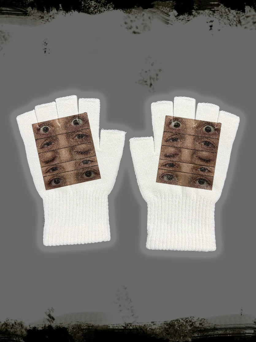 Fingerless Knitted Gloves