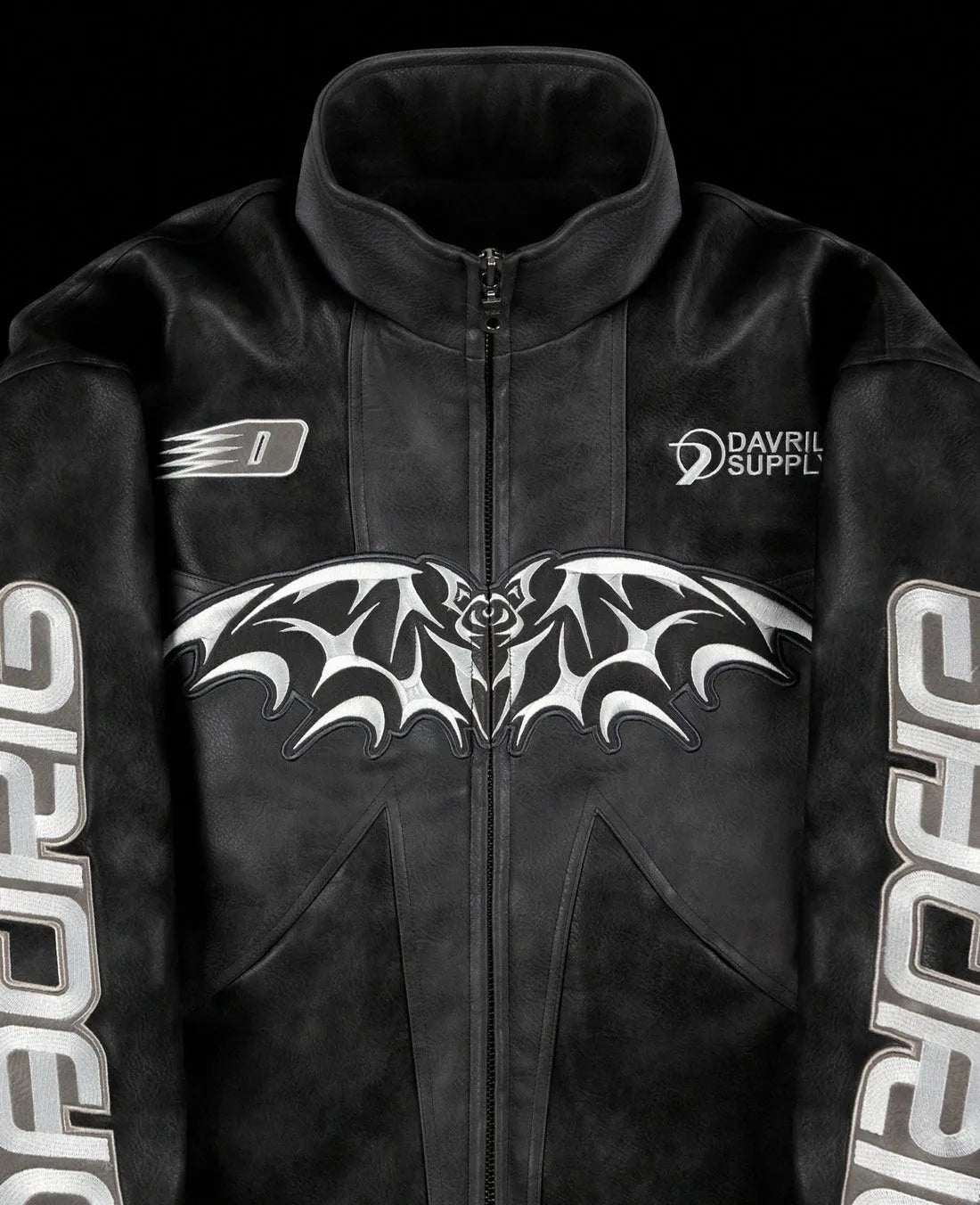 Y2k Motorcycle Zipper Jacket