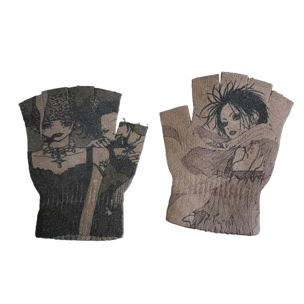 Vintage Print Gloves