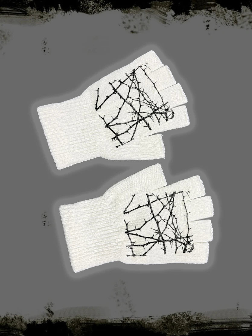 Fingerless Knitted Gloves