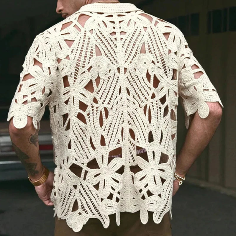 Floral Knitted Tops