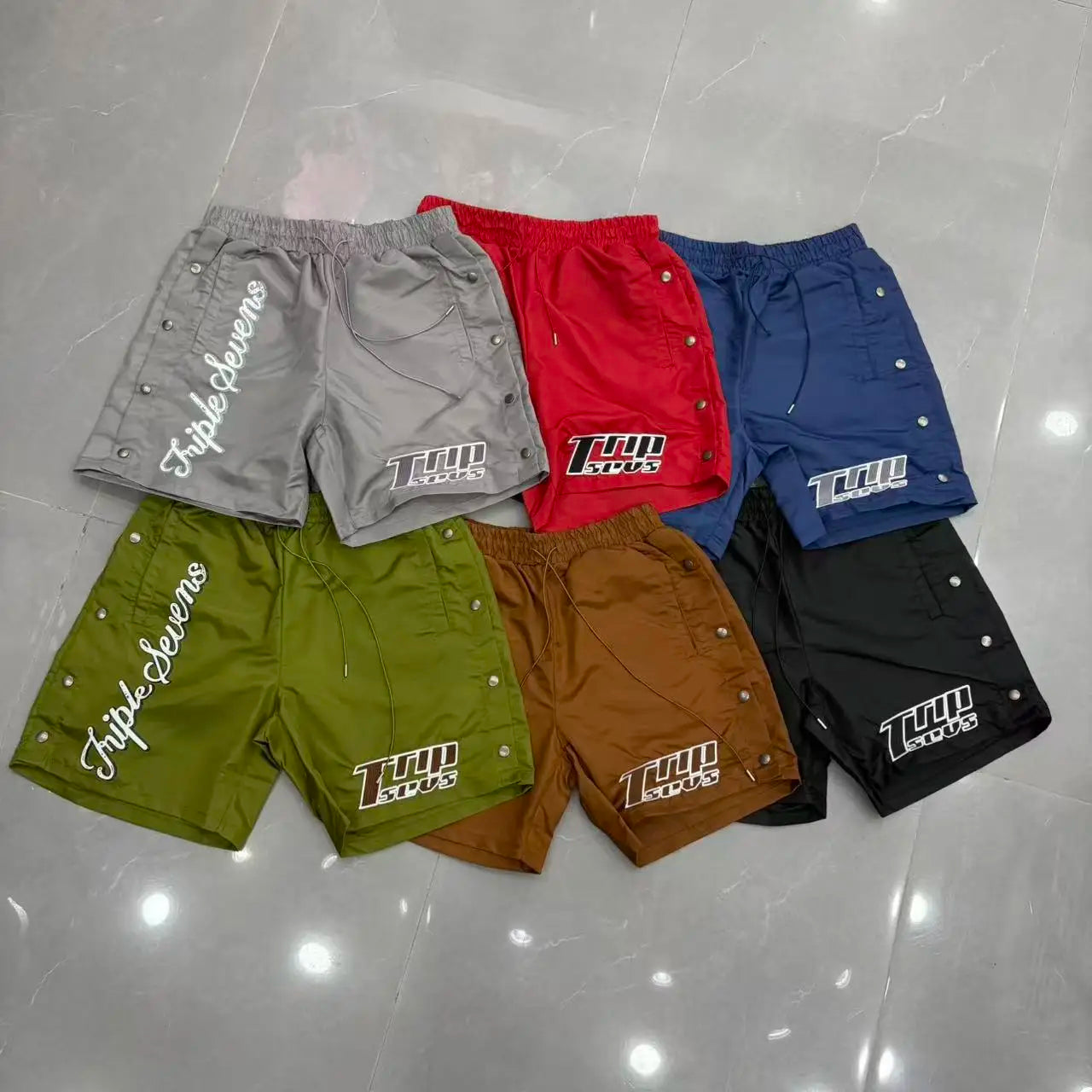 Side Button Shorts