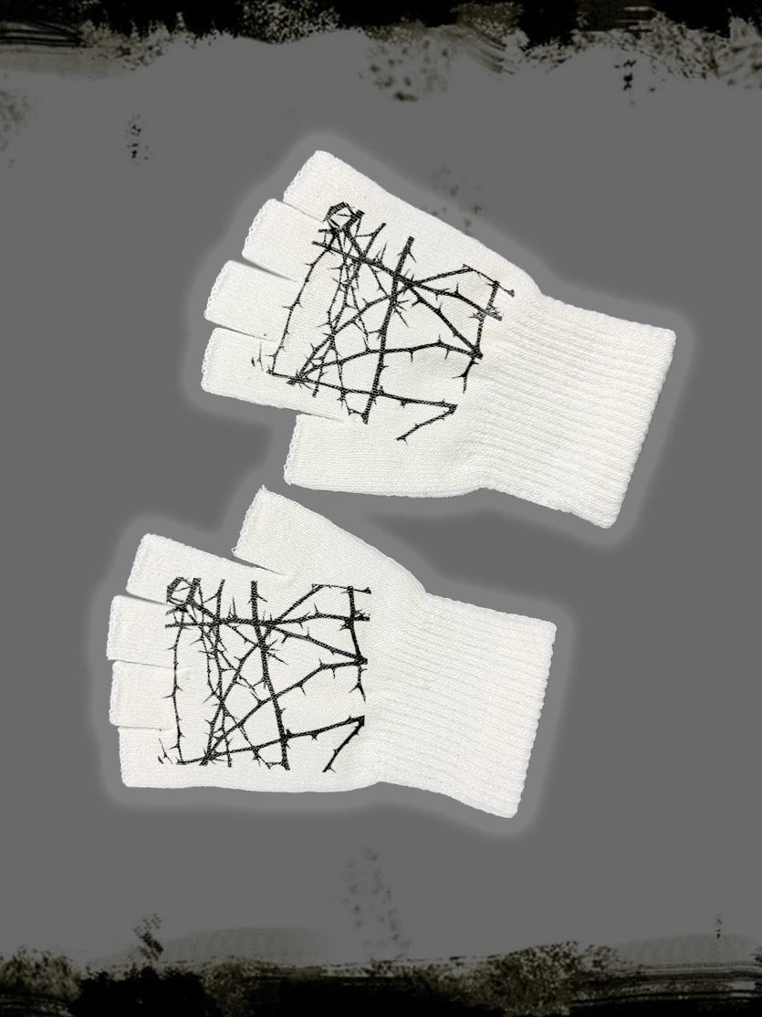 Fingerless Knitted Gloves