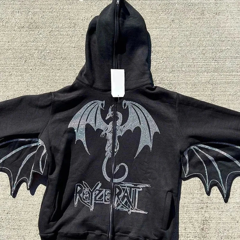 Meteor Rhinestone Hoodie