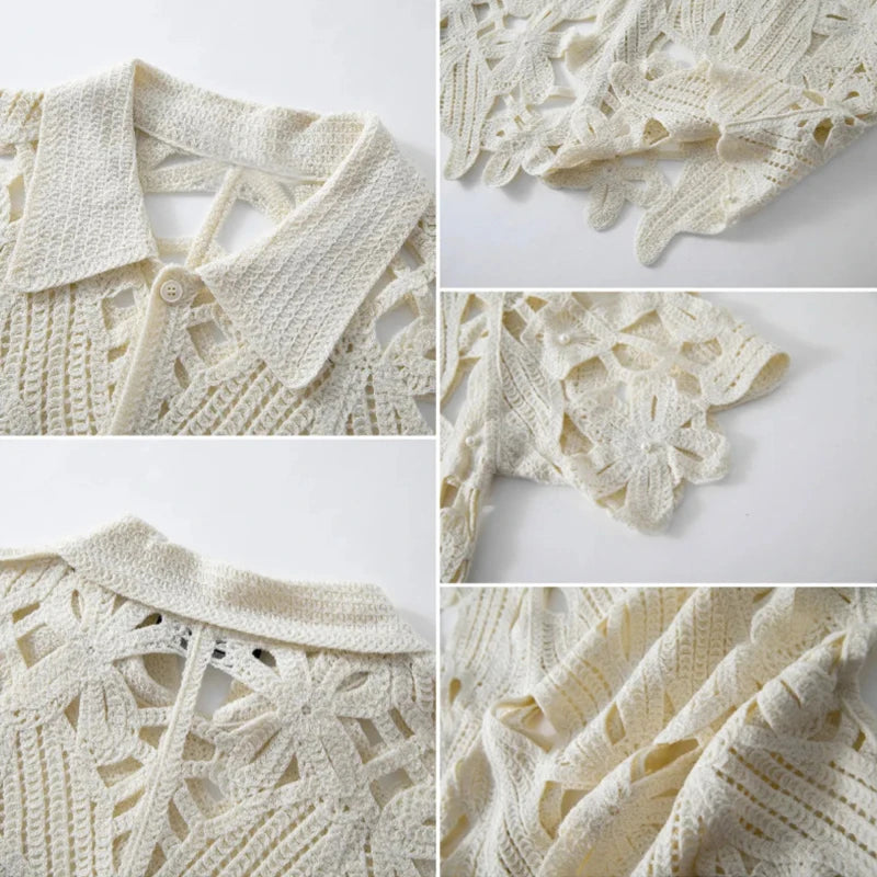 Floral Knitted Tops