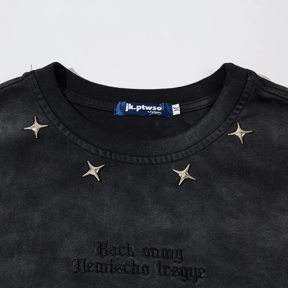 Distressed Metal Star Tee