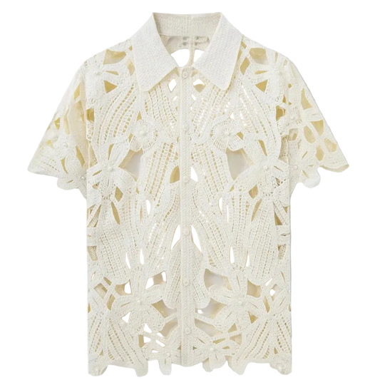 Floral Knitted Tops