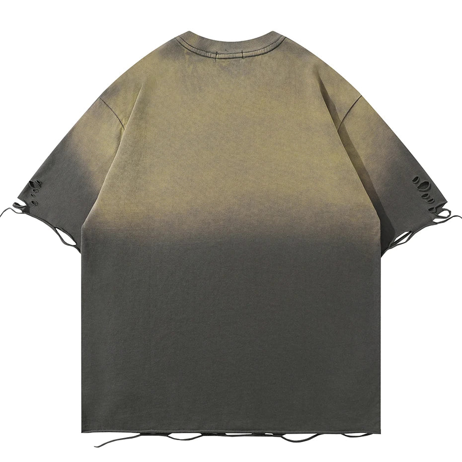 Distressed Metal Star Tee