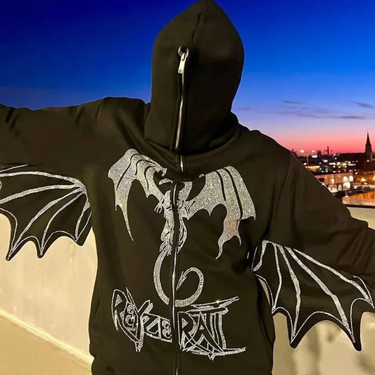 Meteor Rhinestone Hoodie