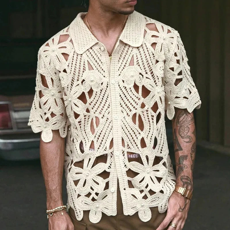 Floral Knitted Tops