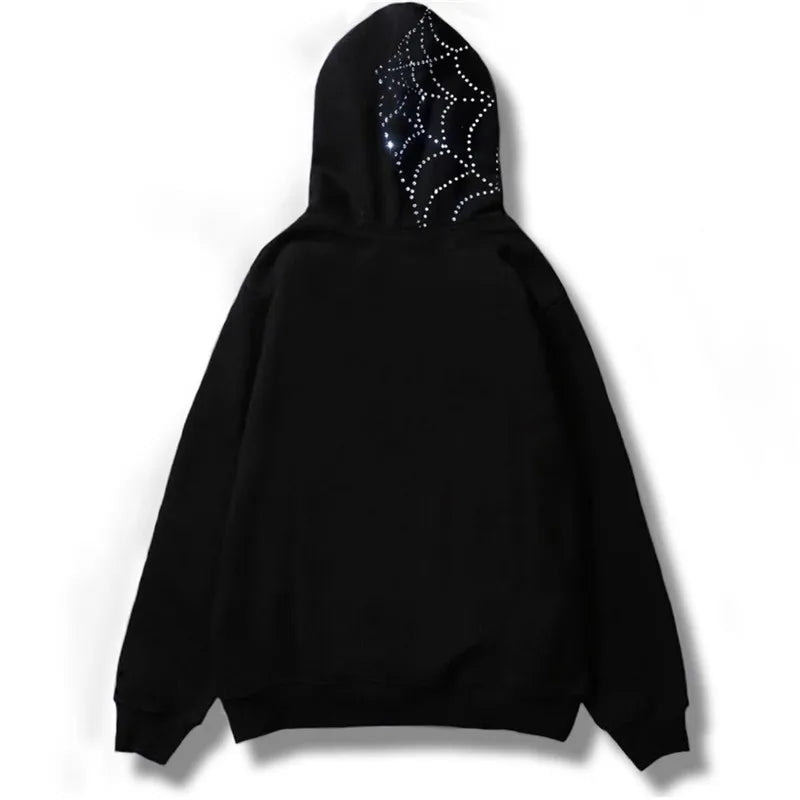 Full Zip Rhinestone Skeleton