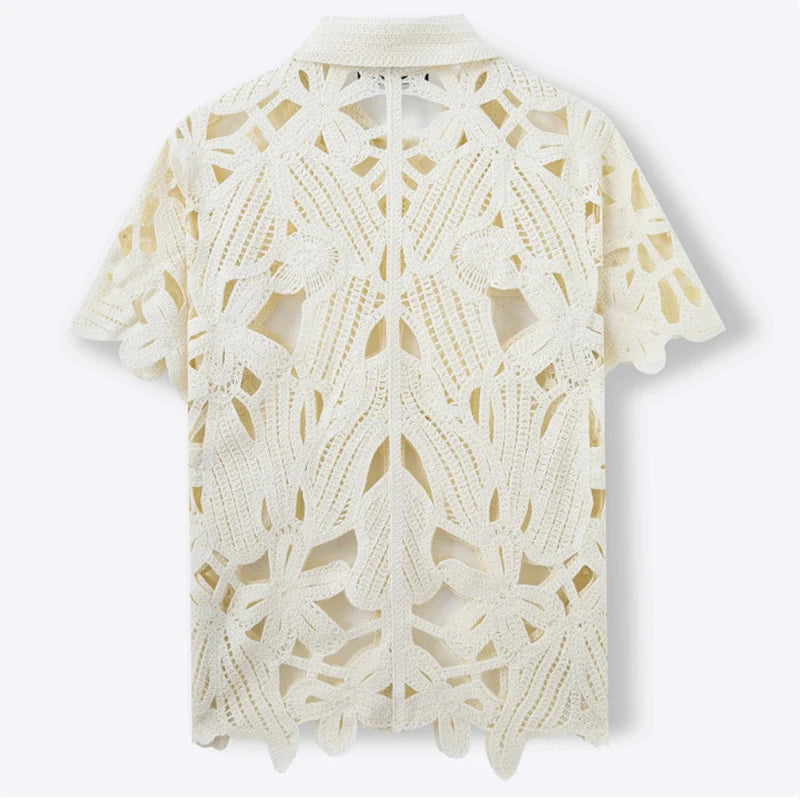 Floral Knitted Tops